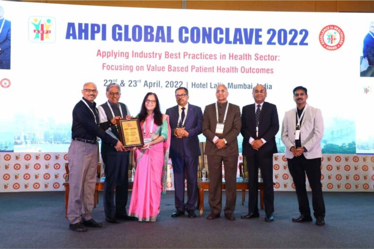 Dr. Zamindar Microsurgical Eye Centre Conferred at AHPI Global Conclave 2022
